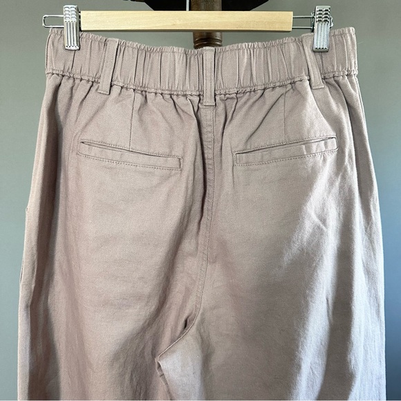 Nwot Madewell Linen Blend Mauve Wide Leg Pants Sz 4 - Picture 5 of 6
